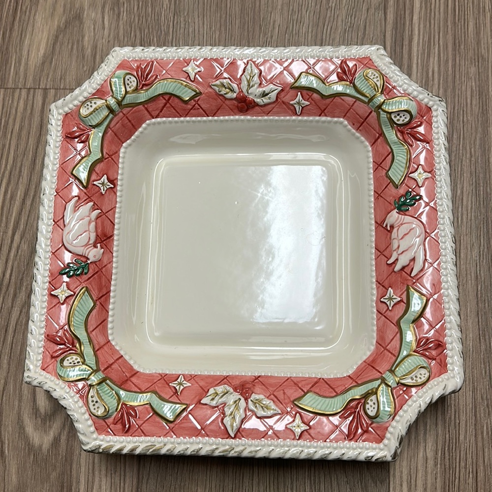 Clair Burke vintage candy dish serving bowl holiday collectibles 2001